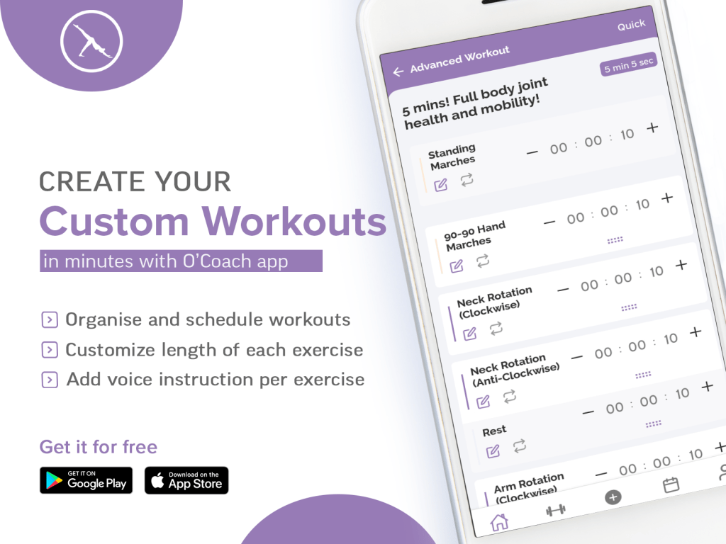 create custom workout