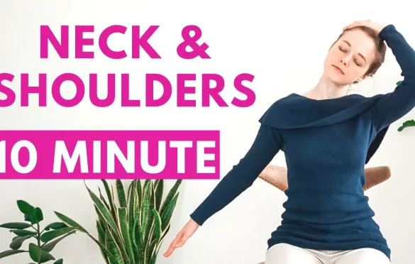 10 Mins | Beginners/Intermediate | Stretching | Yoga Stretch for Neck & Shoulders