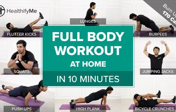 10 Mins | Beginners/Intermediate | Stretching | Full Body Workout At Home