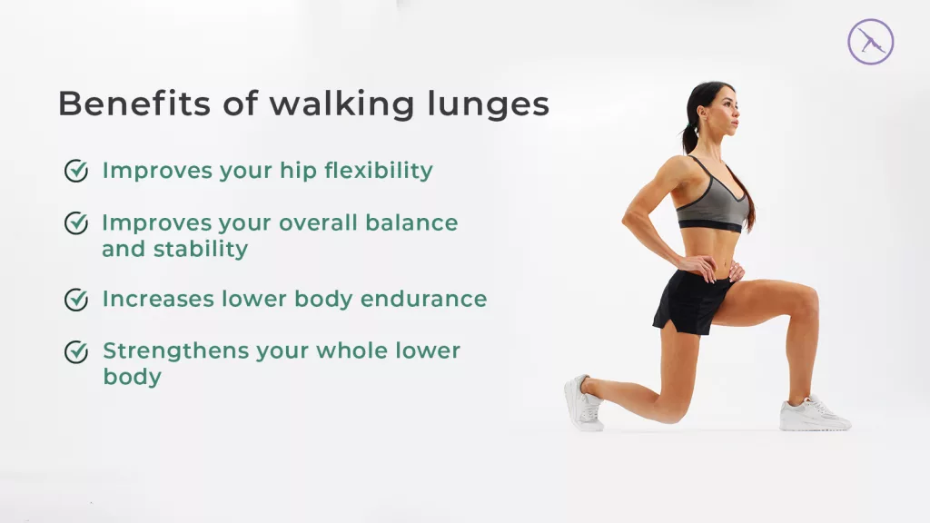 Benefits of walking lunges