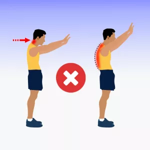 common mistakes while doing arm circle exercise