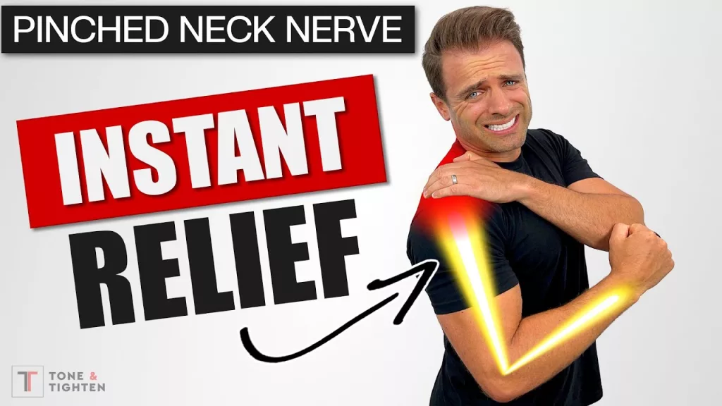 Image with the text written Pinched Neck Nerve Instant Relief