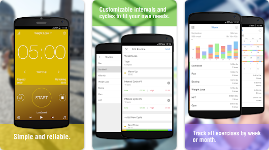 Interval Timer - HIIT timer apps Screenshots