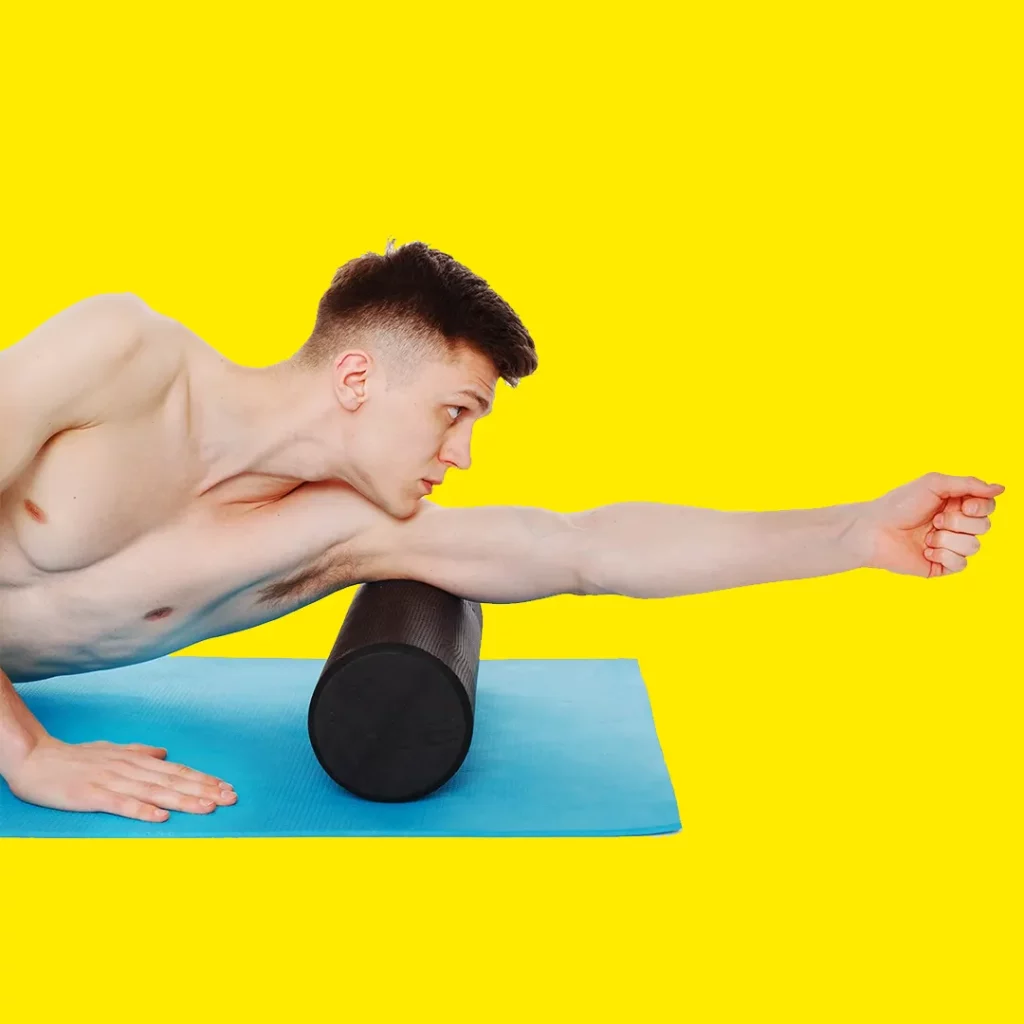 bicep roll foam roller exercises