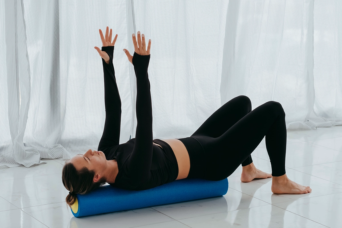 spine mobilization foam roller exercise